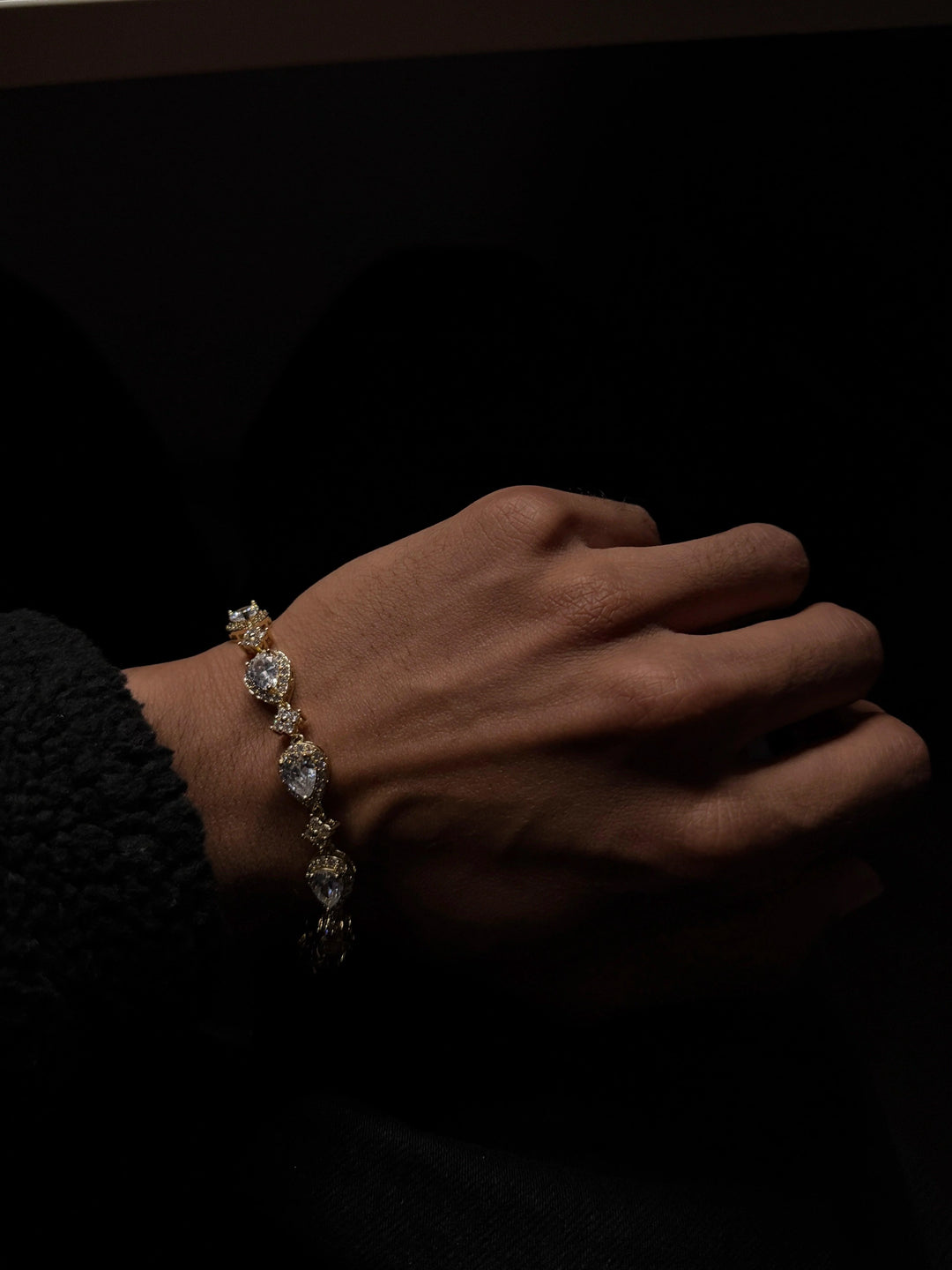 Diamond Droplet Bracelet