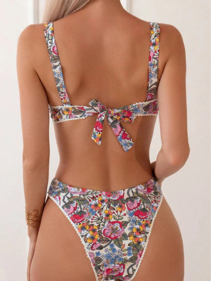 Sunlit Waves Bikini Set