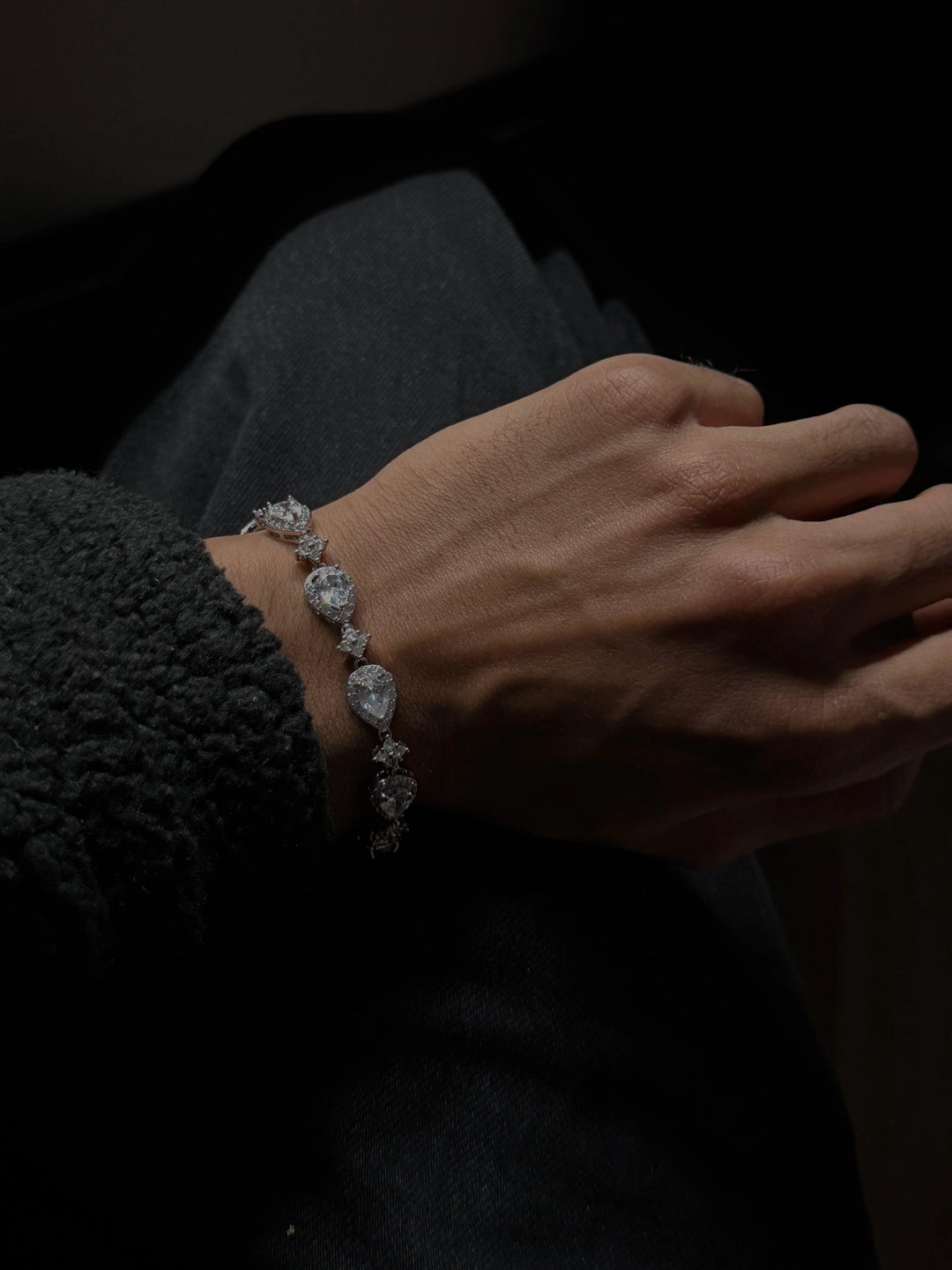 Diamond Droplet Bracelet