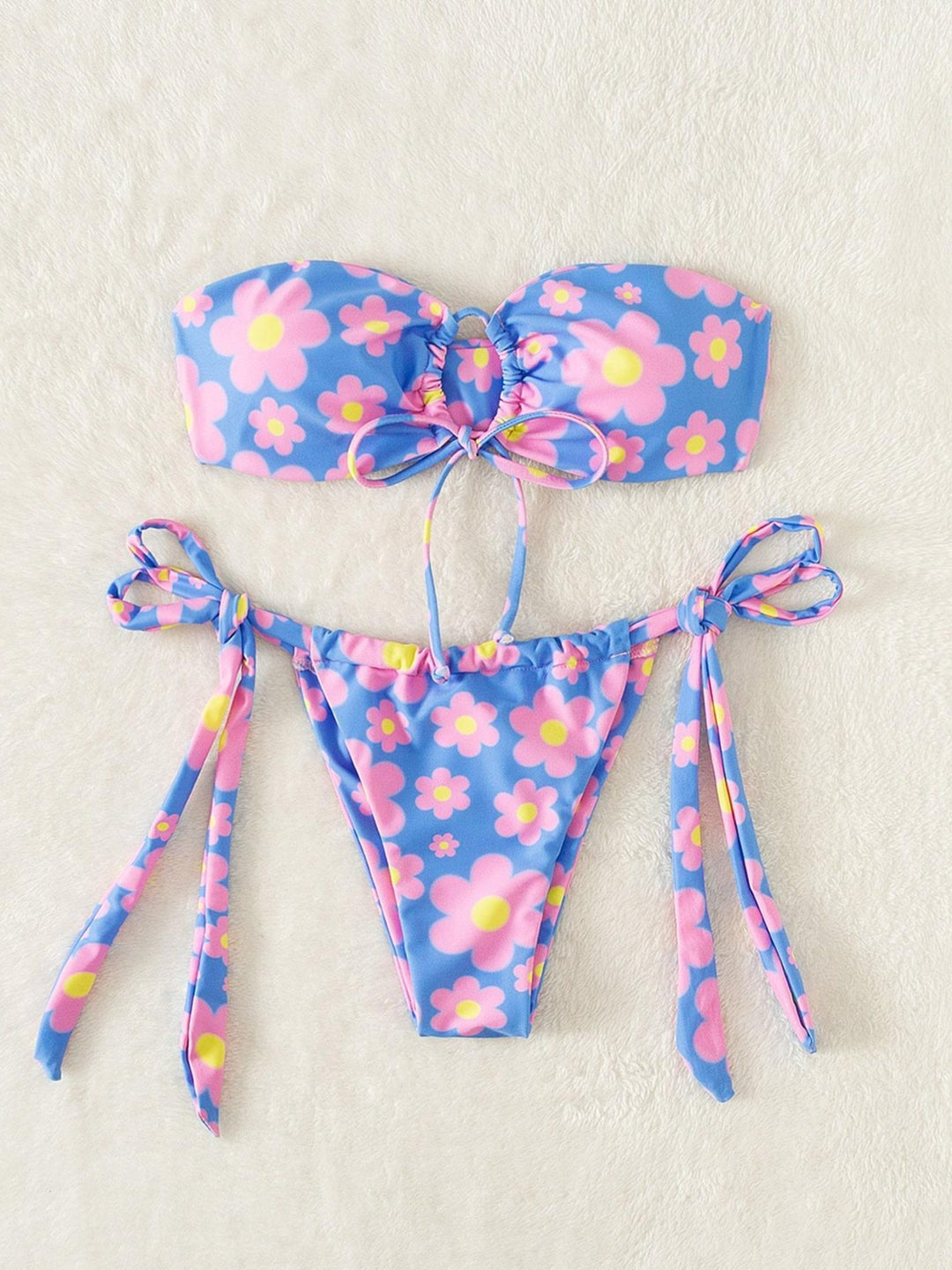 Coastal Floral Bikini Set