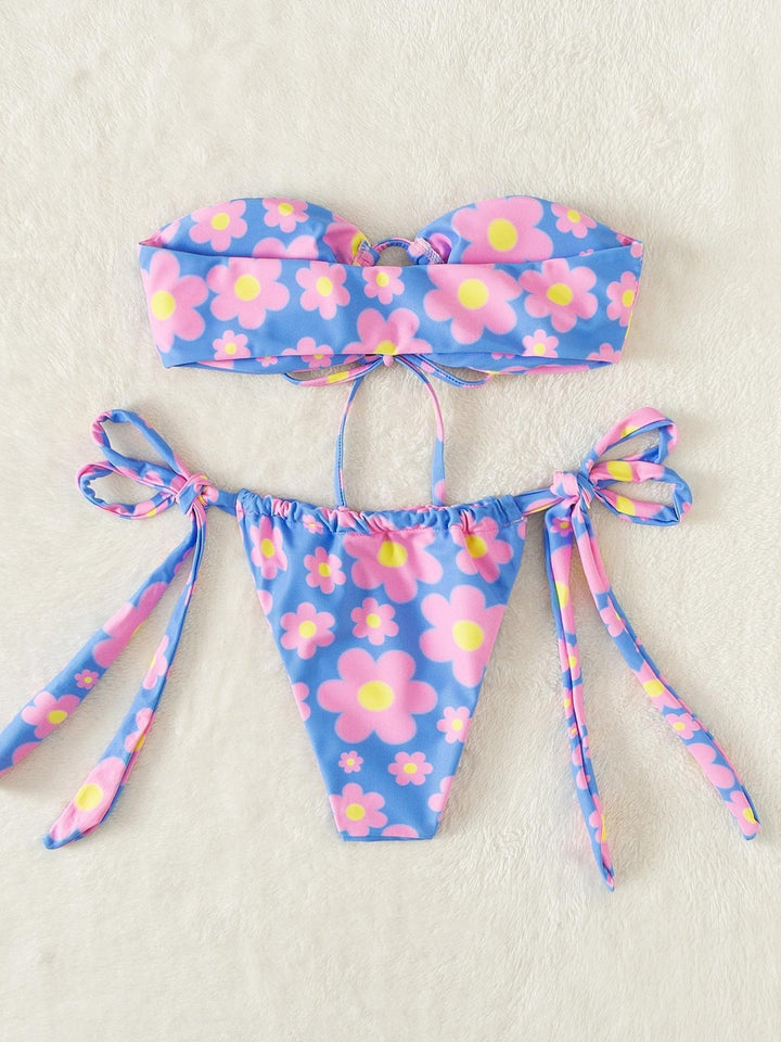 Coastal Floral Bikini Set