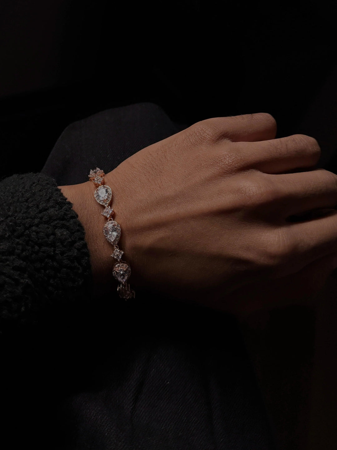 Diamond Droplet Bracelet