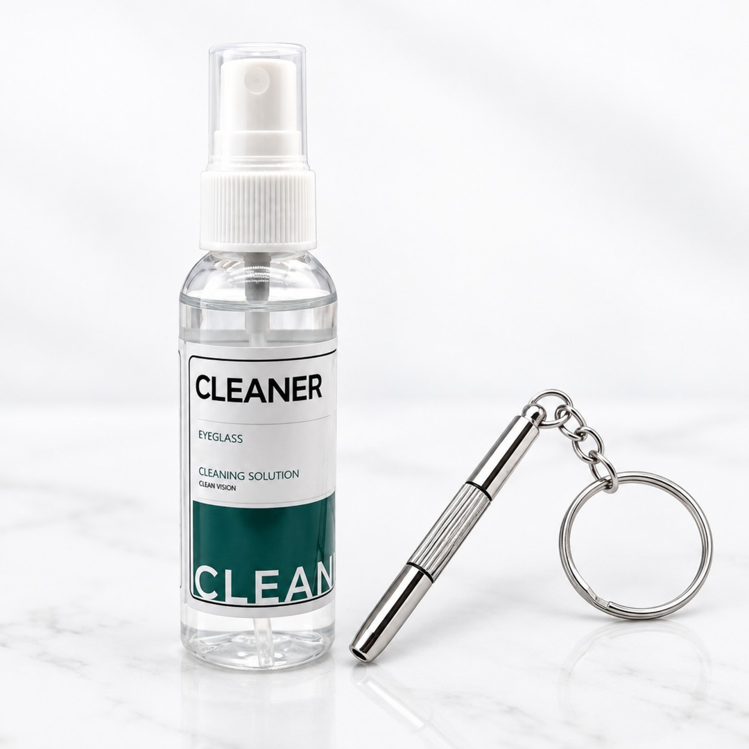 Glasses Cleaner + Repair Tool