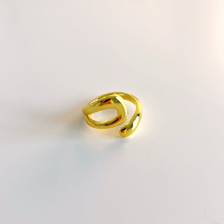 Gold Liquid Clip Ring