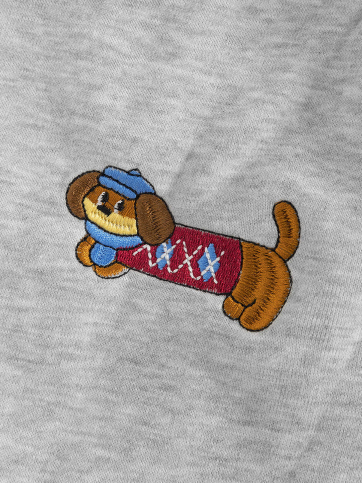 Embroidered Pup Barrel Sweatpants