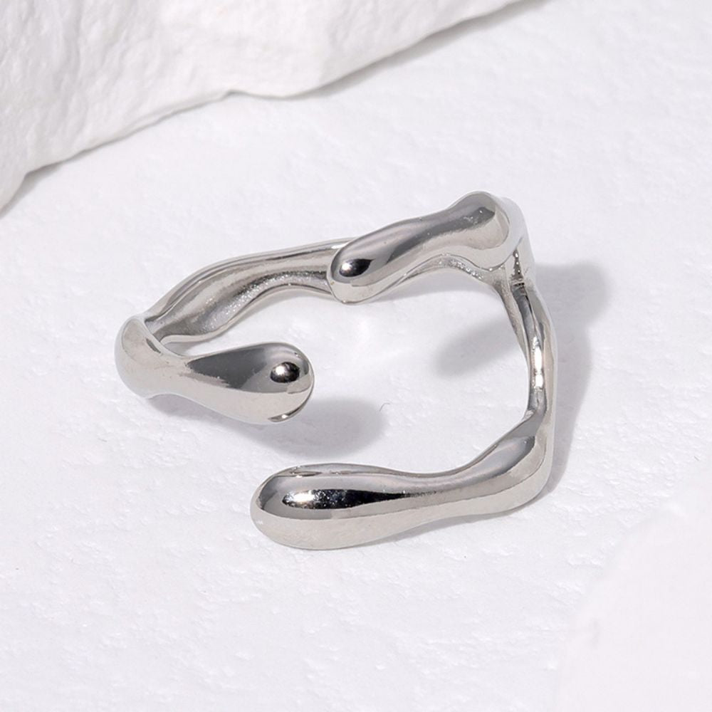 Silver Liquid Ring